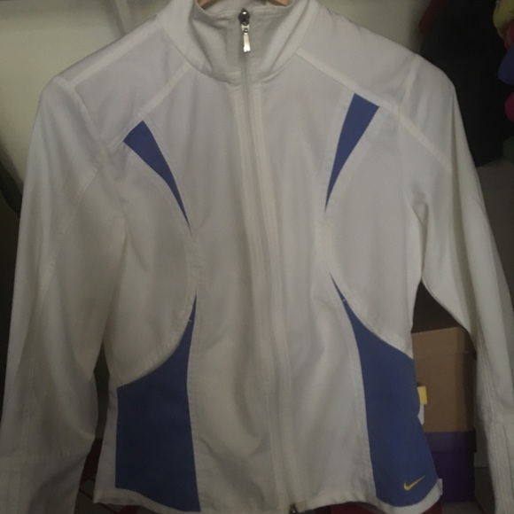 White Nike Track Jacket - Picture 2 of 6